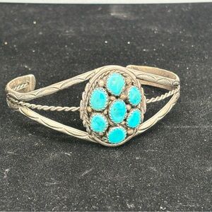 MC Sterling Turquoise Bracelet